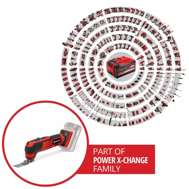 Herramienta Multifunción Oscilante 18V Power X-Change EINHELL 44651956