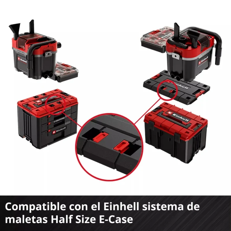 Aspiradora Polvo y Agua Inalámbrica 10 L 180 mbar Brushless Professional Power X-Change EINHELL 23471555