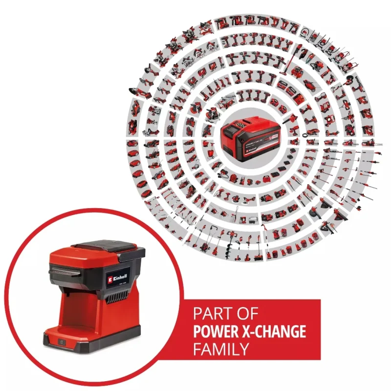 Cafetera Inalámbrica 2-en-1 240ml 18V Power X-Change EINHELL 46099905