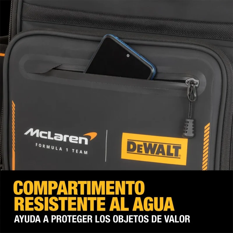 Mochila para Herramientas 43 Bolsillos 23,8L Edición McLaren DEWALT DWST60122-15