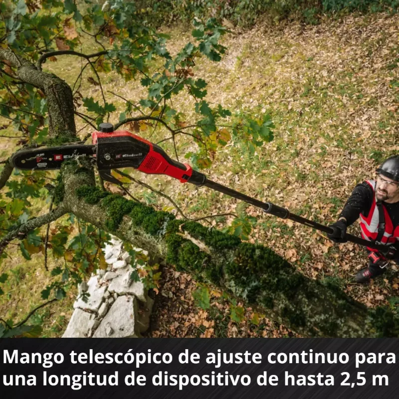 Podadora de Altura Telescópica 20 cm 7 m/s Brushless 18V Power X-Change EINHELL 34109716