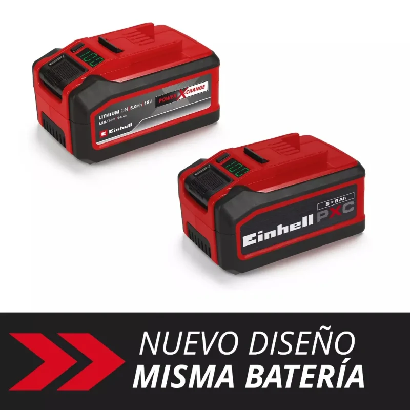 Batería 18V 5-8Ah Multi-Ah PXC+ Power X-Change EINHELL 45116008