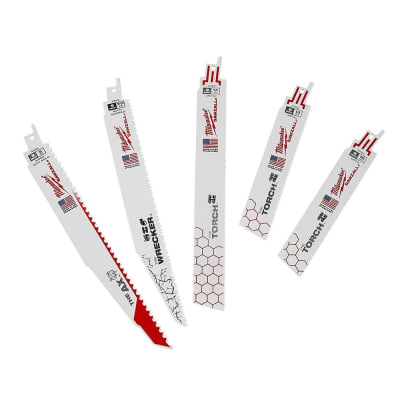 Juego de hojas de demolición Sawzall 5 piezas MILWAUKEE 49-22-1105 3