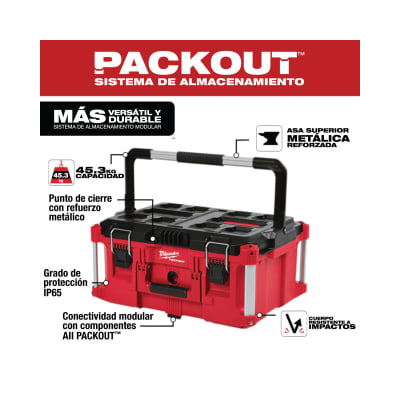 Caja de herramientas PACKOUT Milwaukee 48-22-8425 2