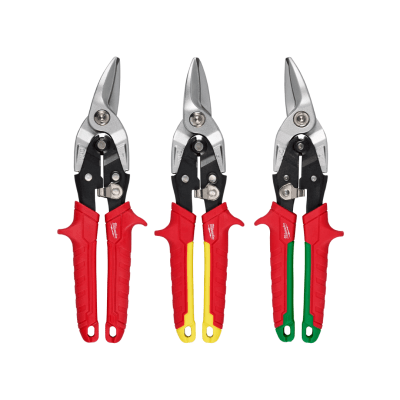 Set De Tijeras De Aviación 3 Piezas MILWAUKEE 48-22-456 1