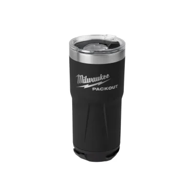 Vaso Térmico PACKOUT 20 oz (591 ml) Negro MILWAUKEE 48-22-8392B 1