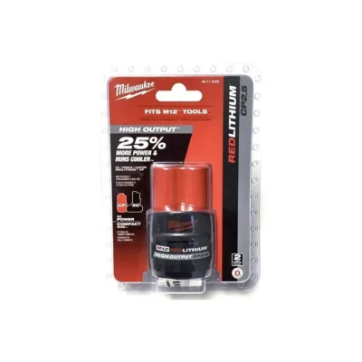 Batería M12 Redlithium High Output CP 2.5?ah MILWAUKEE 48-11-2425 1