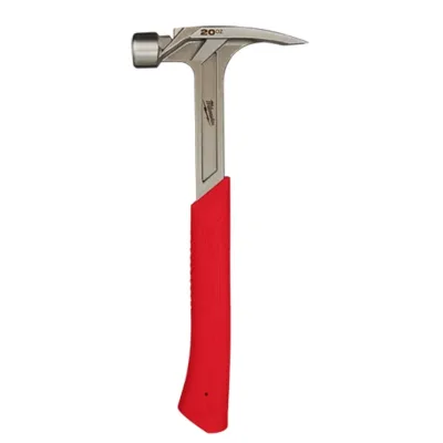 Martillo Carpintero Garra Recta 20 oz Cara Lisa MILWAUKEE 48-22-9020 1