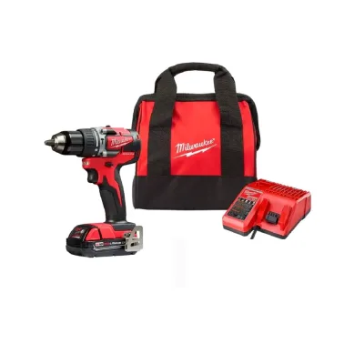 Kit Taladro Percutor Brushless Inalámbrico MILWAUKEE M18 2802-159 1