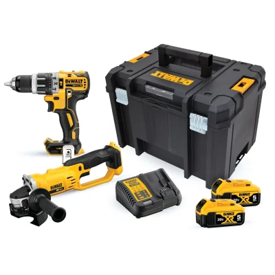 Kit De Taladro Percutor + Esmeril Inalámbrico 20v DEWALT DCK209P2T-B2 4