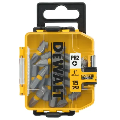 Set Juego De Puntas PH2 15 Pzs Maxfit DEWALT DWA1PH2MF15 1