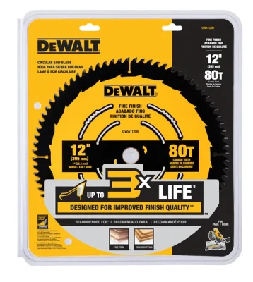 Disco Sierra DEWALT 12 X 80 Dientes DWA11280 1