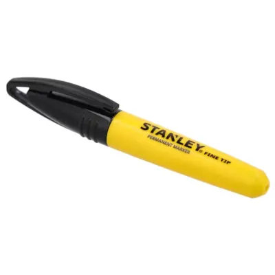 Marcador Mini Permanente Punta Fina Negro STANLEY 1-47-324 1