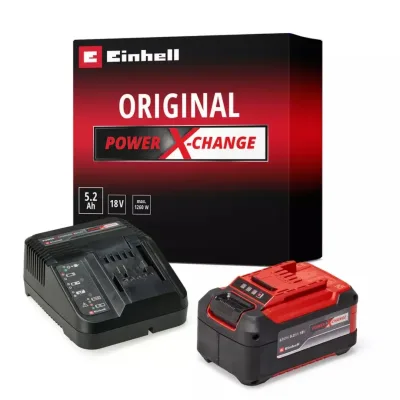 Kit Batería 5,2 Ah + Cargador Rápido 3A PXC-Starter-Kit 18V Power X-Change EINHELL 4512147 1