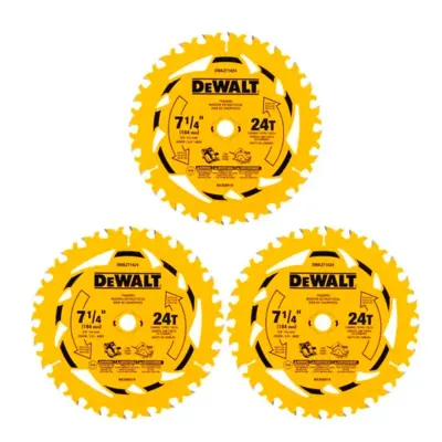 Pack 3 Discos para Sierra Circular 7-1/4