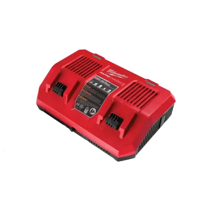 Cargador Rápido Doble Bahía Simultáneo M18 MILWAUKEE 48-5902 1