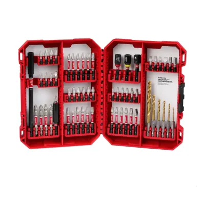 Juego de Puntas y Brocas Shockwave Impact Duty 60 Piezas MILWAUKEE 48-32-4097 1