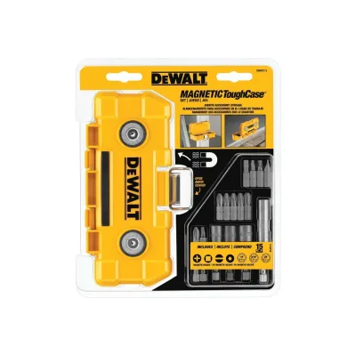 Set de Puntas 15 Piezas en Caja Magnética ToughCase® DEWALT DWMTC15 1