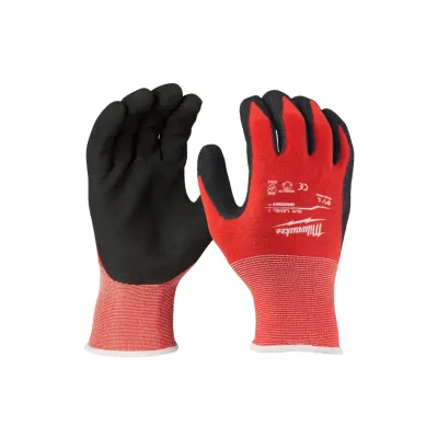 Guantes Anticorte Nivel 1 con Recubrimiento de Nitrilo Talla L SMARTSWIPE MILWAUKEE 48-22-8902B 1