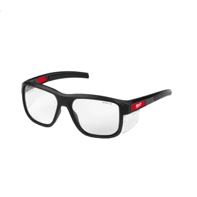 Lentes de Seguridad Marco Completo con Protectores Laterales Desmontables Lente Claro Antirrayado MILWAUKEE 48-73-2515 1