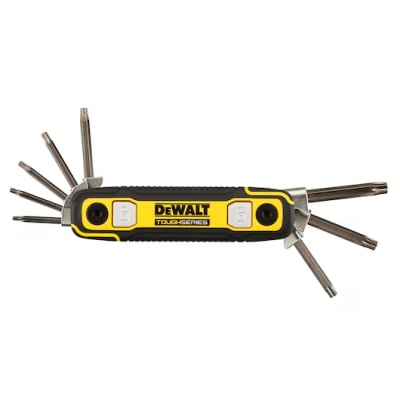 Llave Hexagonal Torx Plegable con Bloqueo TOUGHSERIES DEWALT DWHT70268 1