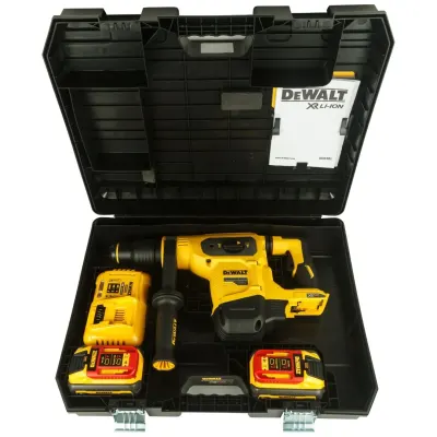 Kit Rotomartillo SDS Max 1- 6.1J Brushless 60V MAX FLEXVOLT DEWALT DCH481X2-B2 2