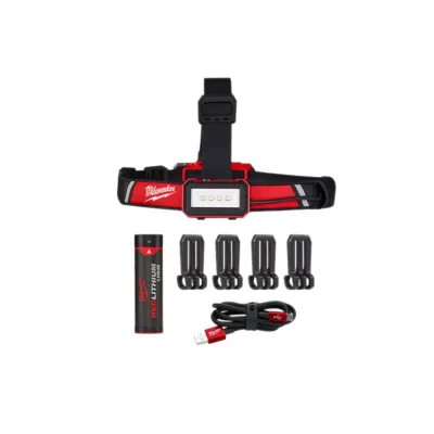 Linterna Frontal Recargable USB de Bajo Perfil 600 Lúmenes Milwaukee 2115-21 2