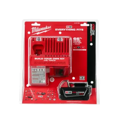 Kit Cargador M12-M18 Y Batería 5.0 Ah 18V MILWAUKEE 48-5950 2