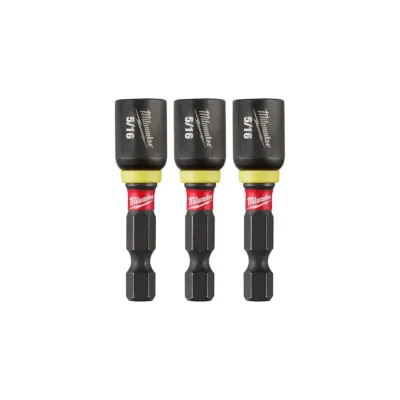 Juego De Aprietatuercas Magnéticos SHOCKWAVE 5/16 Pulgadas 3 Piezas MILWAUKEE 49-66-4523 2