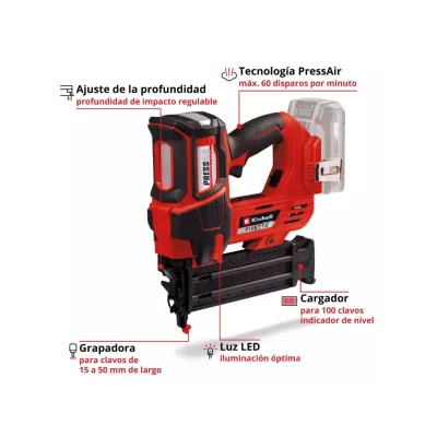 Clavadora Inalámbrica 18 V FIXETTO EINHELL 4257795 2