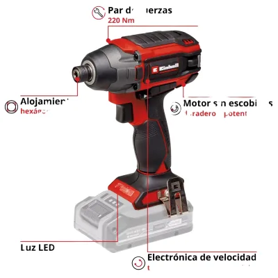 Atornillador De Impacto Inalámbrico 18v EINHELL 4510085 3