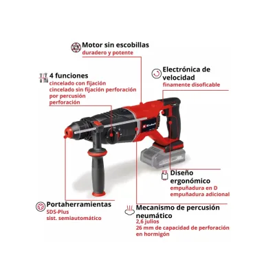 Rotomartillo 18 V BL Professional Einhell 4514270 2