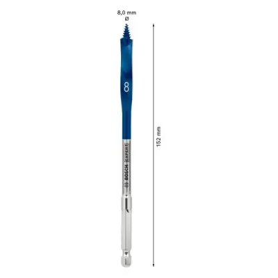 Broca Paleta 8 mm 152 mm SelfCut Speed BOSCH 2608900310000 2