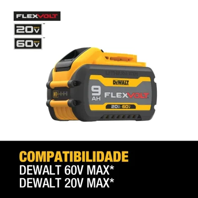 Batería De Litio 9ah 20v/60v Flexvolt DEWALT DCB609-B3 2