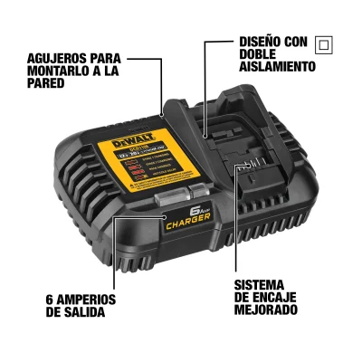 Cargador De Batería 12v/20v DEWALT DCB1106 2