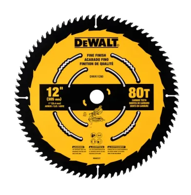 Disco Sierra DEWALT 12 X 80 Dientes DWA11280 2