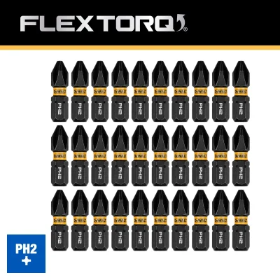 Set De 30 Puntas De Impacto PH2 De 1