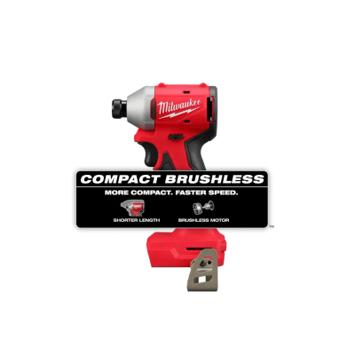 Atornillador De Impacto Compacto Sin Escobillas 1/4