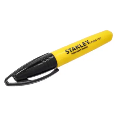 Marcador Mini Permanente Punta Fina Negro STANLEY 1-47-324 2
