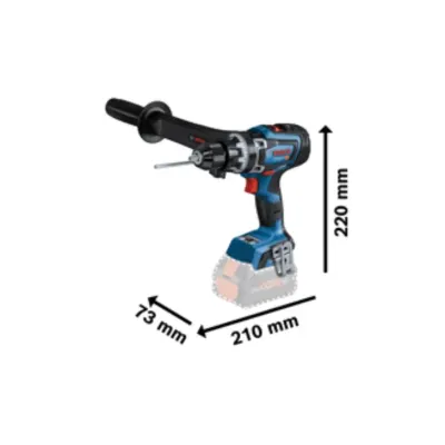 Kit Taladro Percutor Atornillador 13mm 150 Nm Brushless BITURBO 18V ProCORE BOSCH 06019J51E1 2