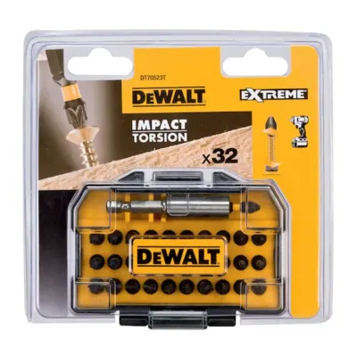 Juego de Puntas de Atornillar Impact Torsion 25mm 32 Piezas DEWALT DT70523T-QZ 2