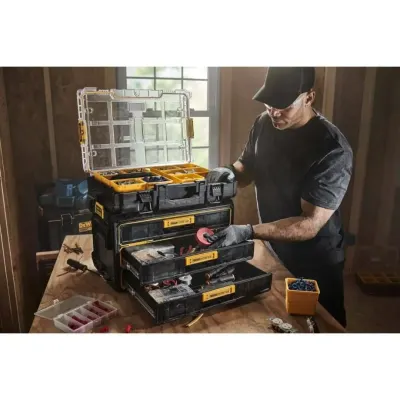 Caja con Triple Gaveta TOUGH SYSTEM 2.0 DEWALT DWST08330-1 2