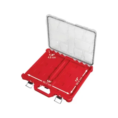 Organizador de Perfil Bajo 10 Compartimentos PACKOUT MILWAUKEE 48-22-8431 2