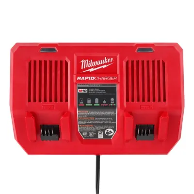 Cargador Rápido Doble Bahía Simultáneo M18 MILWAUKEE 48-5902 2