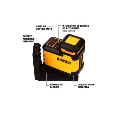 Nivel Láser Autonivelante Cruz Roja 360° 20m DEWALT DW03601 2