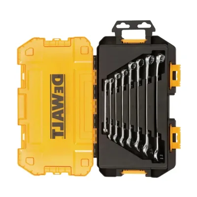 Juego de Llaves Combinadas SAE 8 Piezas Cromo Pulido DEWALT DWMT73809 2