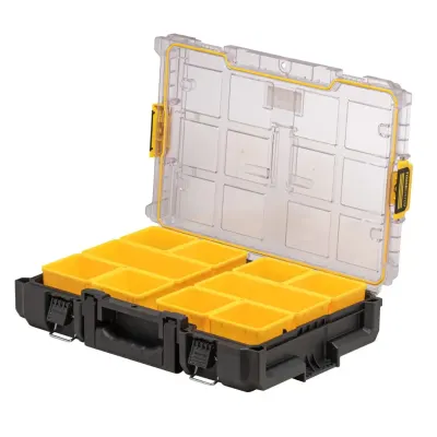 Organizador DS100 con Tapa Transparente TOUGHSYSTEM 2.0 DEWALT DWST83394-1 2