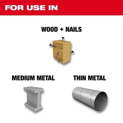Set de Hojas SAWZALL® Uso General 10 Piezas Bi-Metal MILWAUKEE 49-22-1110 2
