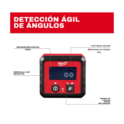 Medidor de Ángulos Digital MILWAUKEE 48-22-5602 3