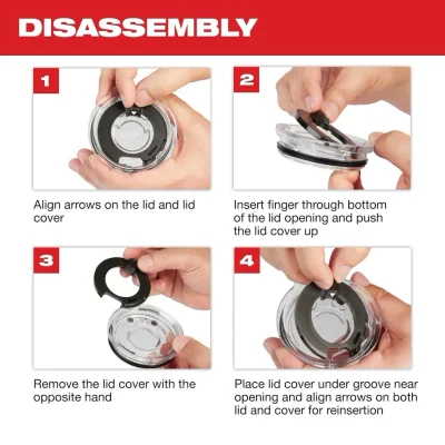 Tapa para Vaso Térmico PACKOUT 30 oz MILWAUKEE 48-22-8393L 3